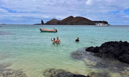 Mergulho com snorkel na Baía Sullivan.