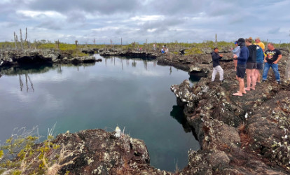 Los túneis da ilha Isabela.