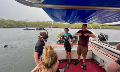 Mergulho com snorkel em El Finado.